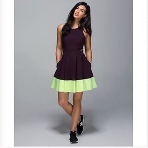 Lululemon Away Dress in Black Cherry
